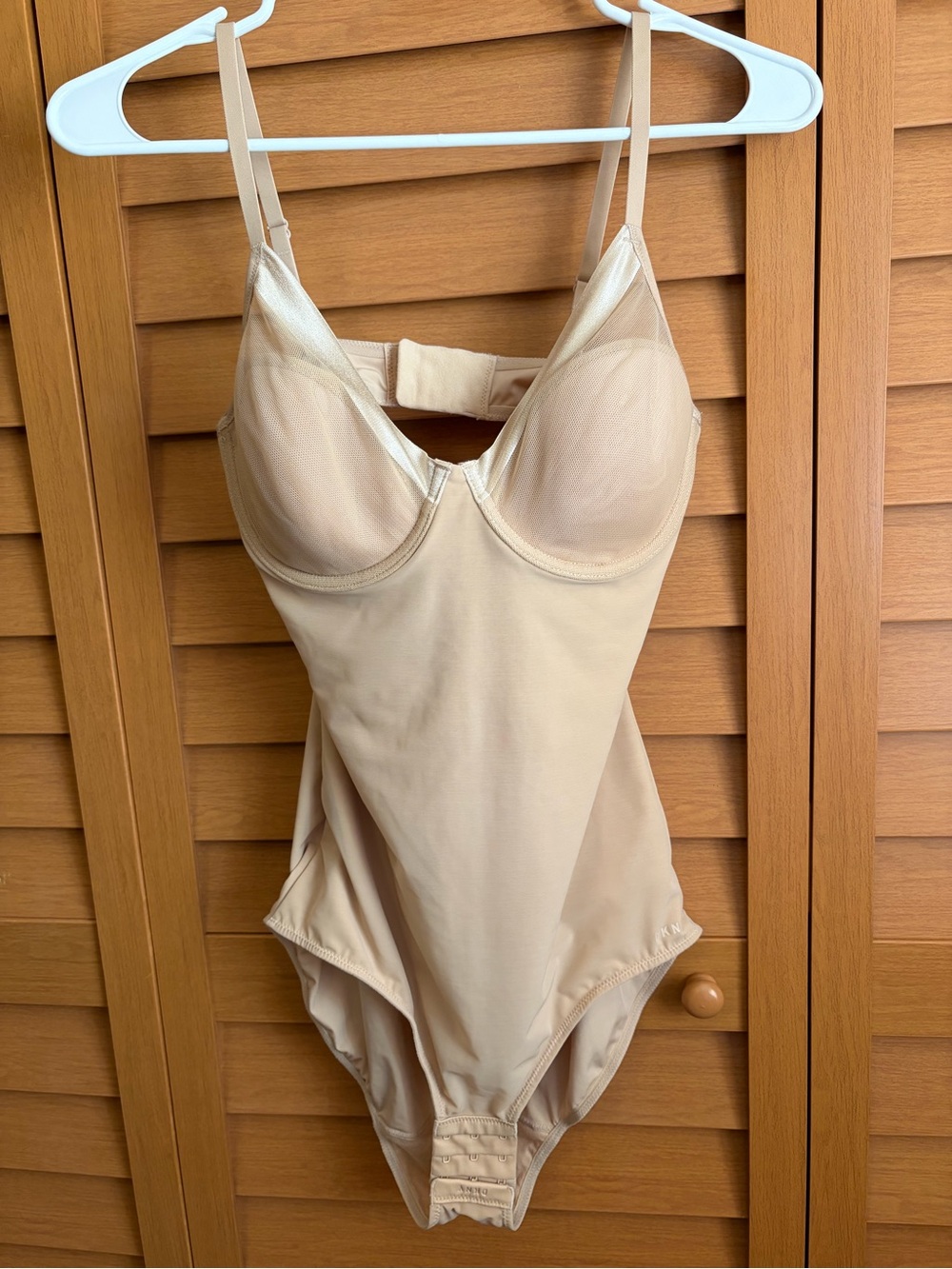 DKNYC Beige Nude Underwire Shaping Bodysuit